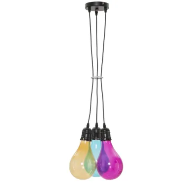 LAMPADARIO OKLAHOMA 3 ŚWIATŁA 25X135 cm (SZKŁO Ø 3,5)